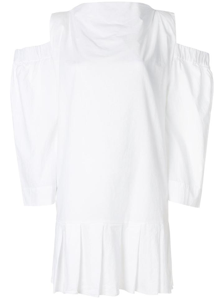 Vivienne Westwood Anglomania Pleated Hem Dropped Shoulders Dress -