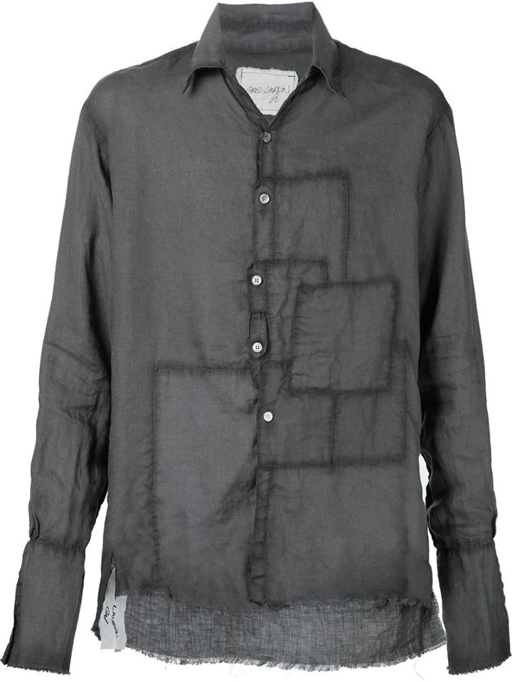 Greg Lauren Crooked Patchwork Shirt