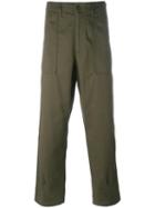 Universal Works 'farigue' Trousers, Men's, Size: 30, Green, Cotton