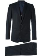 Dolce & Gabbana Three Piece Suit, Men's, Size: 48, Blue, Virgin Wool/silk/viscose/cupro