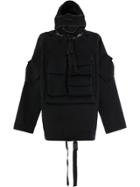 Takahiromiyashita The Soloist Stylized Hooded Coat - Black