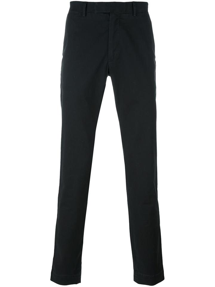 Polo Ralph Lauren Slim Fit Chinos, Men's, Size: 38, Black, Cotton/spandex/elastane