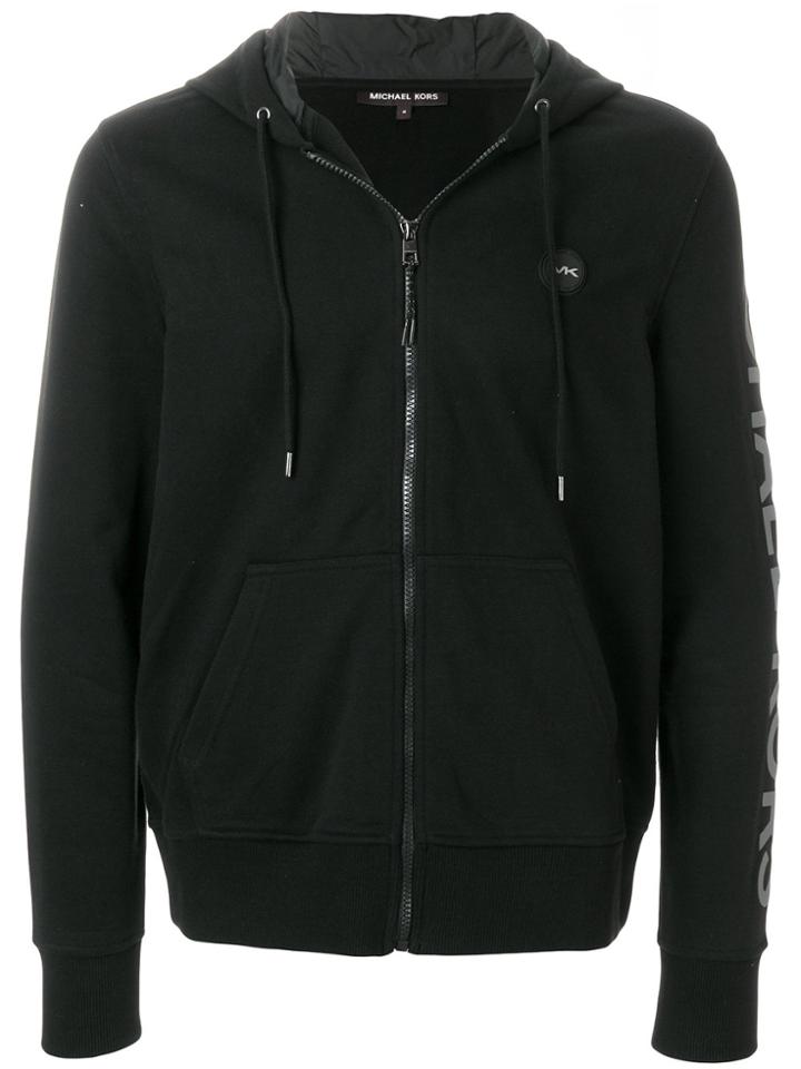 Michael Michael Kors Mk Logo Hoodie - Black