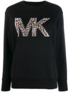 Michael Michael Kors Logo Studded Sweater - Black