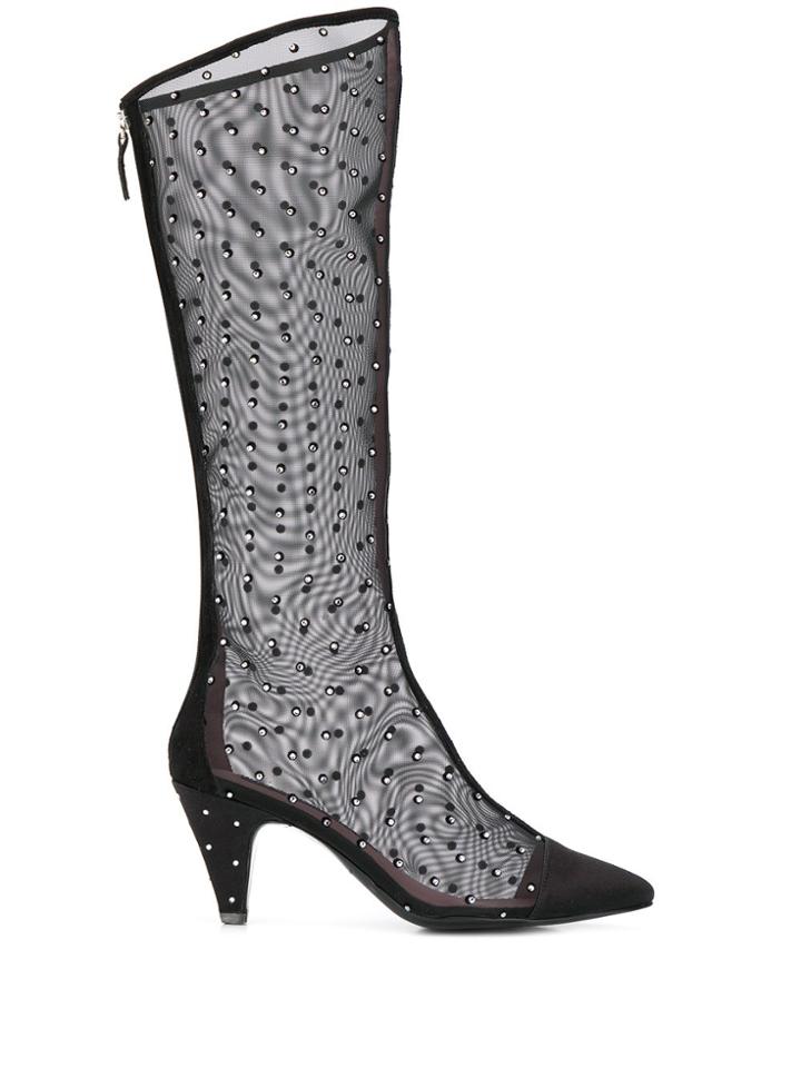 Les Petits Joueurs Sheer Flo Boots - Black