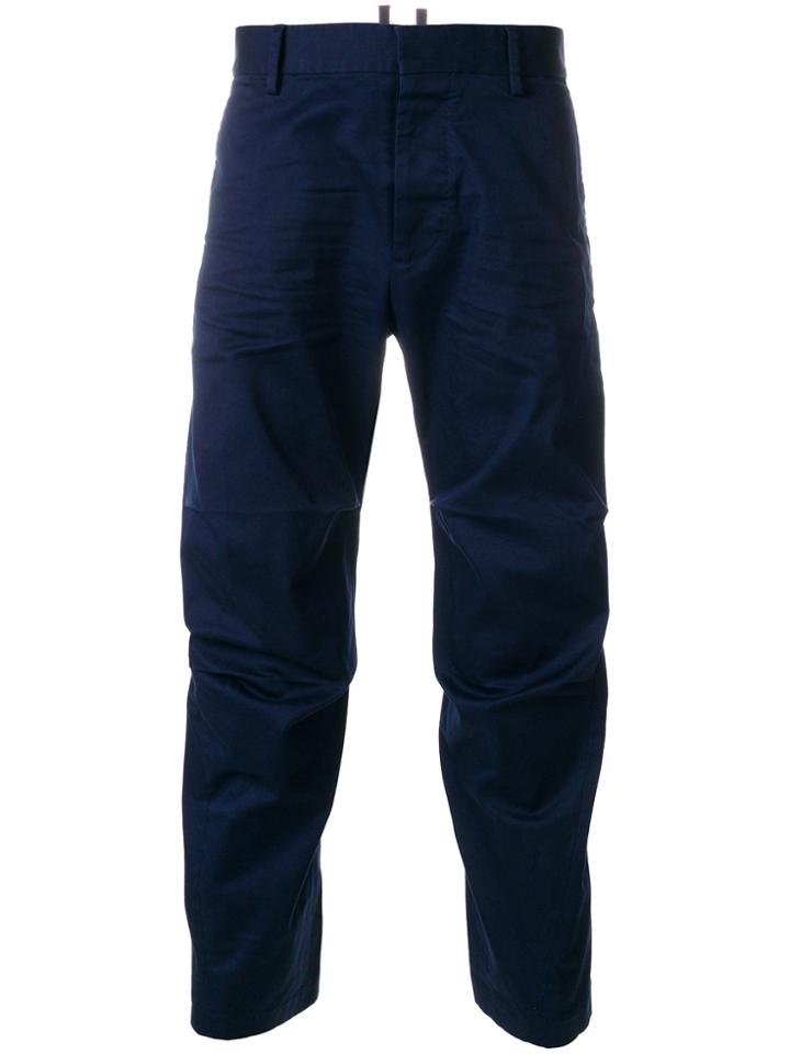 Dsquared2 Ruched Chinos - Blue