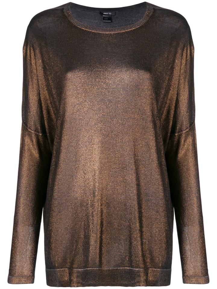 Avant Toi Dolman Sleeve Jumper - Black
