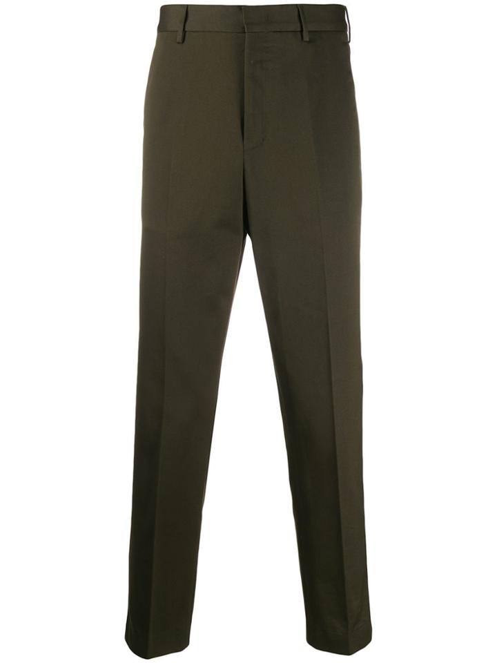 Pt01 Tapered Leg Trousers - Green