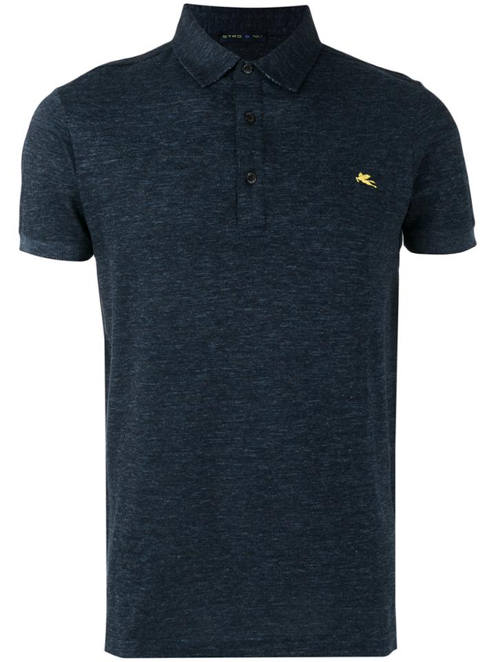 Etro Classic Polo Top - Blue