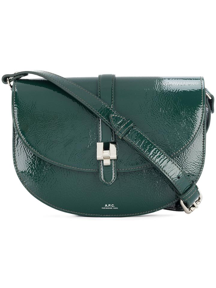A.p.c. Isilde Cross-body Satchel - Green