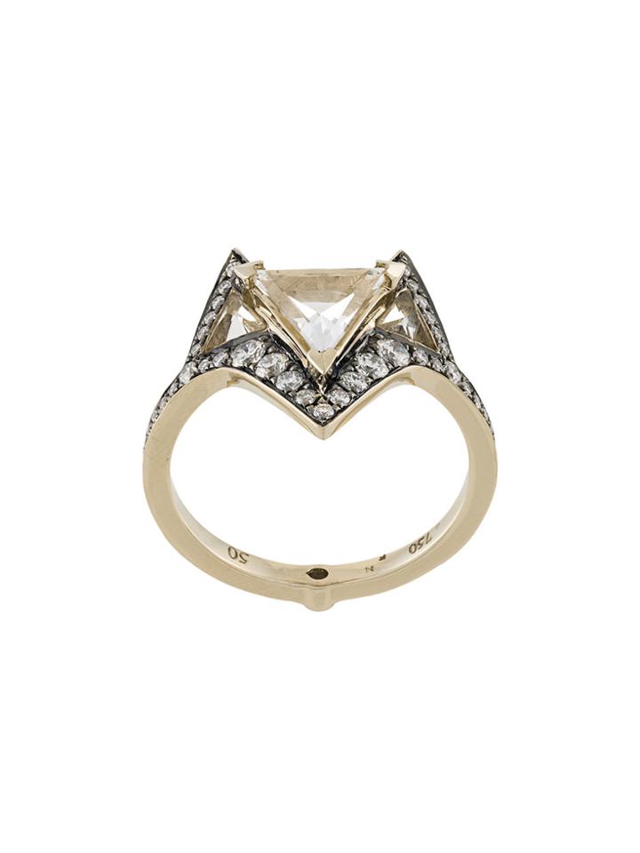 Noor Fares Hava Ring - Metallic