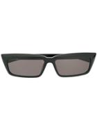 Balenciaga Eyewear Rectangular-frame Sunglasses - Black