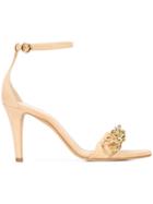 Chloé Chain Embellished Sandals - Nude & Neutrals