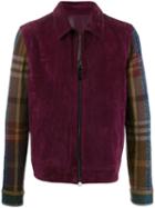 Missoni Checked Sleeve Jacket - Purple