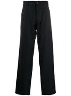 Comme Des Garçons Shirt Wide Leg Chinos - Blue