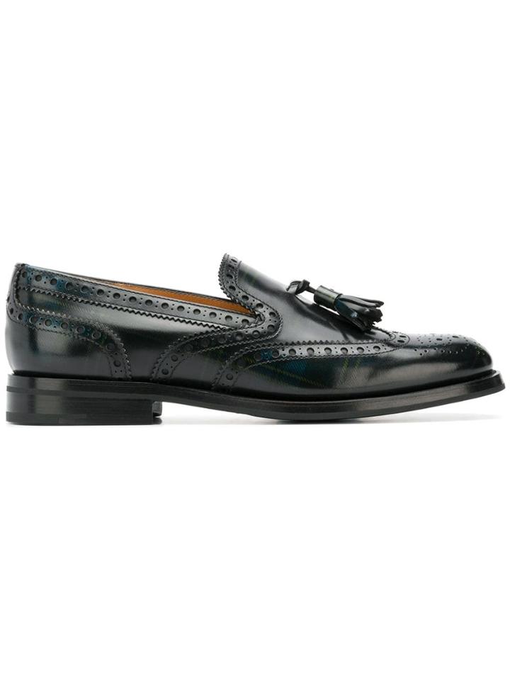Church's Brogue Detail Loafers - Blue