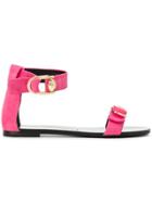 Stella Luna Double Ring Sandals - Pink & Purple