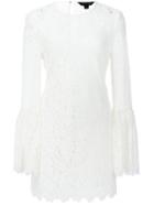 Rachel Zoe Fitted Lace Dress, Women's, Size: 4, White, Polyester/nylon/cotton/rayon