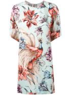 Fausto Puglisi Floral Print Dress, Women's, Size: 38, Silk