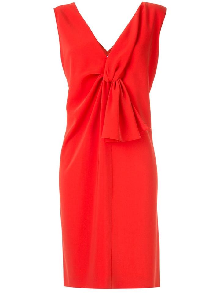 Lanvin V-neck Short Dress - Red