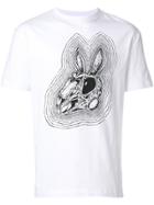 Mcq Alexander Mcqueen Bunny Be Here Now T-shirt - White