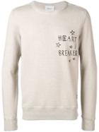Dondup 'heart Breaker' Sweatshirt - Neutrals