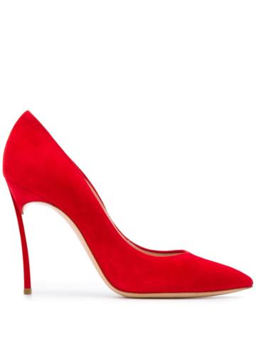 Casadei Decollete Blade Pumps - Red
