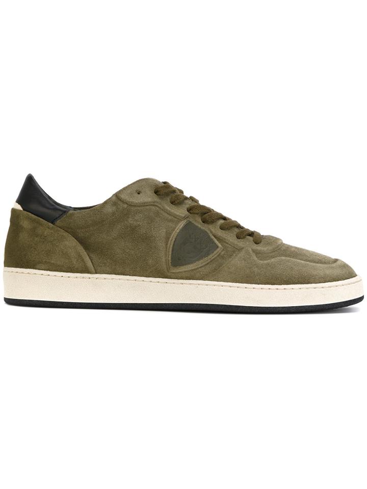 Philippe Model Logo Patch Sneakers - Green