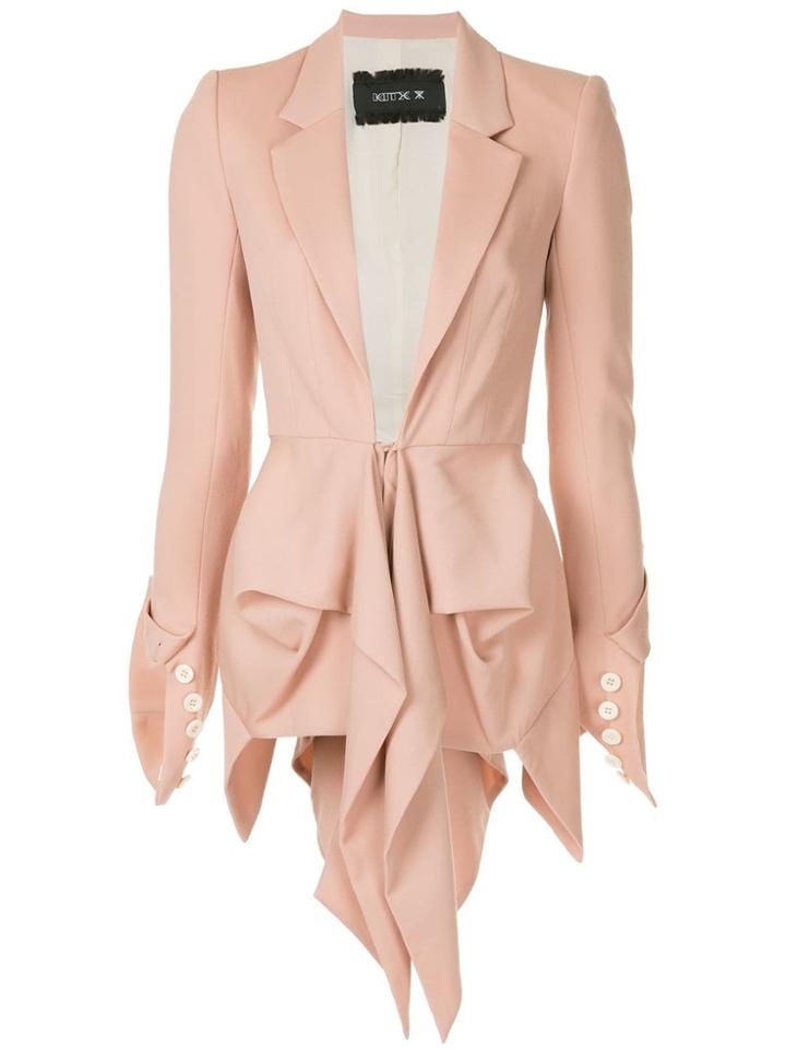 Kitx Draped Tails Jacket - Pink & Purple