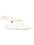 Moncler Wraparound Flat Sandals