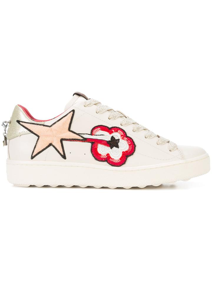 Coach C101 Shooting Star Sneaker - Nude & Neutrals