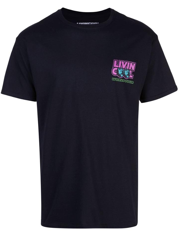 Livincool Livincool Worldtourteeshirt Black Natural (veg)->cotton