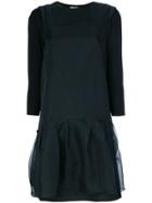 's Max Mara Layered Dress - Black