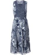 Diane Von Furstenberg 'vanya' Dress, Women's, Size: 8, Blue, Polyester/silk