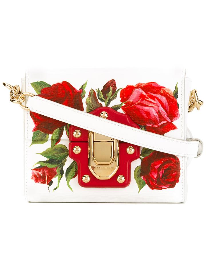 Dolce & Gabbana - Mini Lucia Crossbody Bag - Women - Leather - One Size, White, Leather