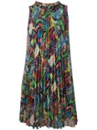 Ultràchic Neon Logos Print Dress, Women's, Size: 40, Polyester/acetate/pbt Elite