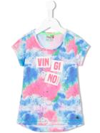 Vingino Tie-dye Print T-shirt, Girl's, Size: 12 Yrs, Blue