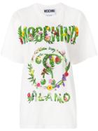 Moschino Floral Logo T-shirt - White