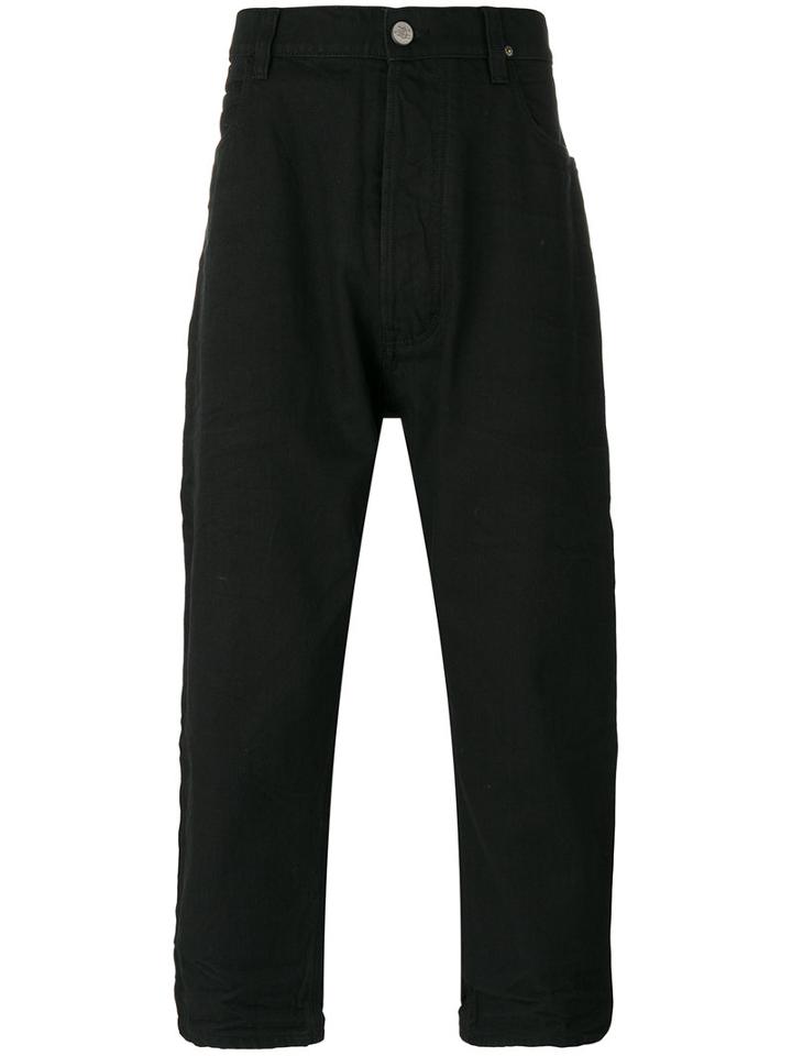 Vivienne Westwood Anglomania - Tapered Crop Jeans - Men - Cotton - 32, Black, Cotton