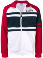 Diadora Zipped Up Sports Jacket - Red