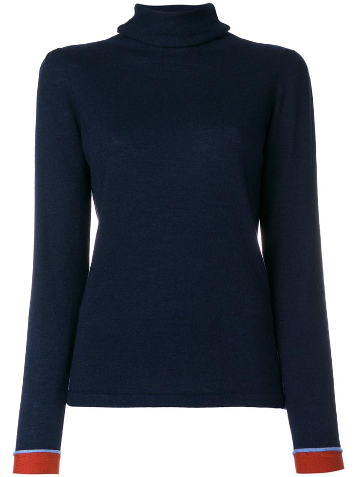 Etro Roll Neck Sweater - Blue
