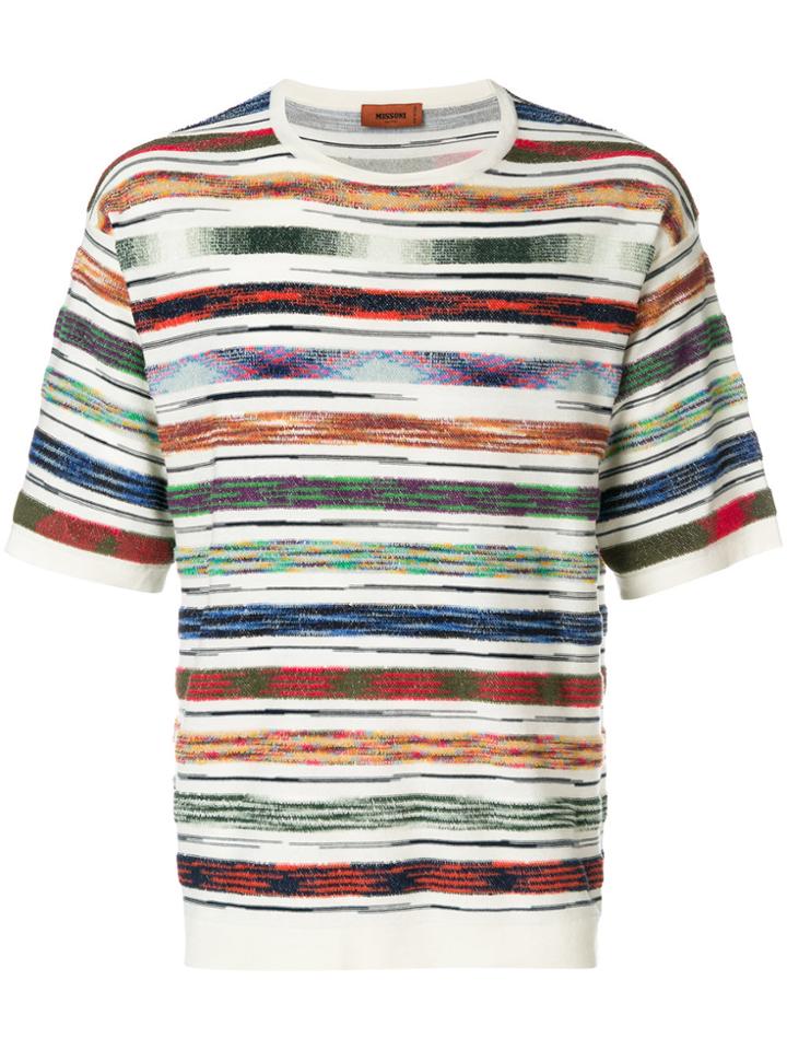 Missoni Mare Patterned T-shirt - White