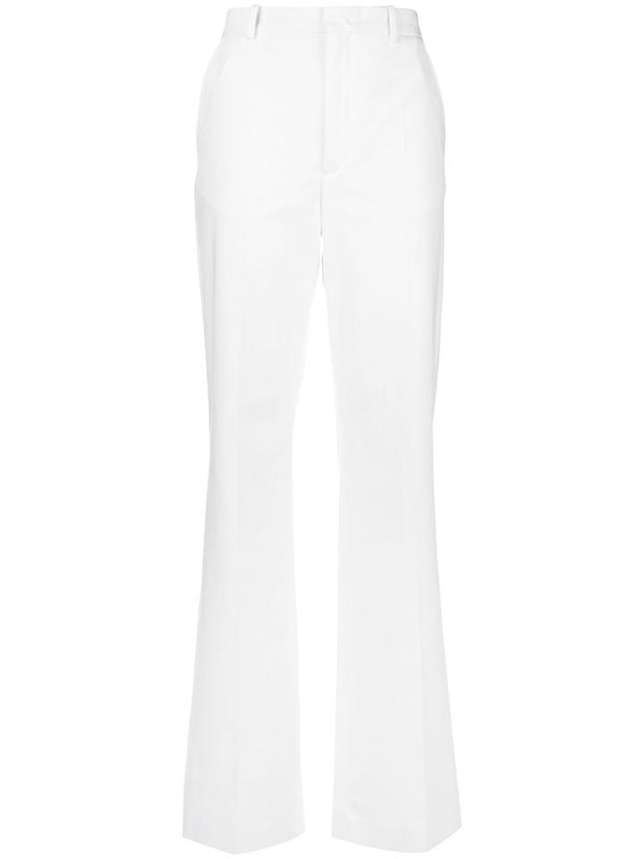 Joseph Tailored Straight-leg Trousers - White