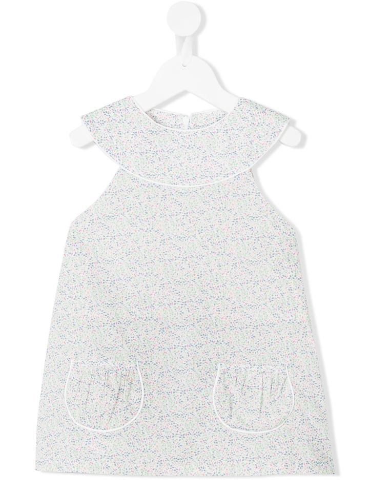 Cashmirino - Micro-dot Print Dress - Kids - Cotton - 5 Yrs, White