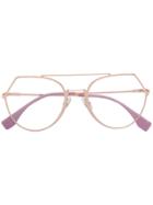 Fendi Eyewear Prescription Glasses - Gold