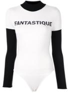 Pushbutton Fantastique Knitted Body - White