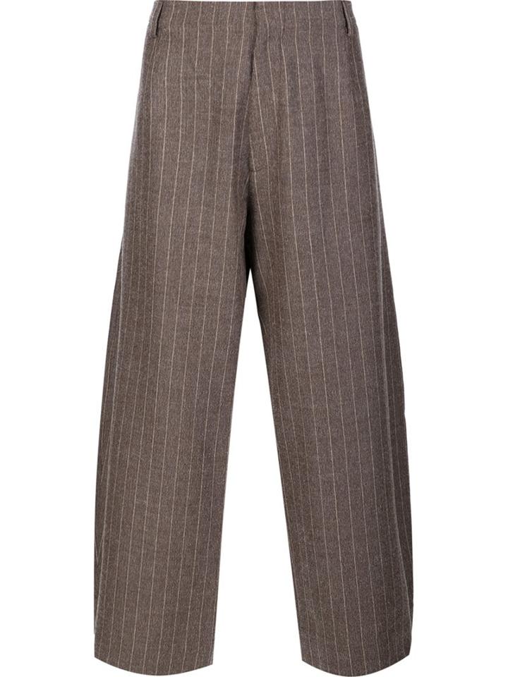 Vivienne Westwood Man 'clown' Trousers, Men's, Size: 50, Brown, Cotton/viscose/virgin Wool