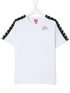 Kappa Teen Logo Print T-shirt - White