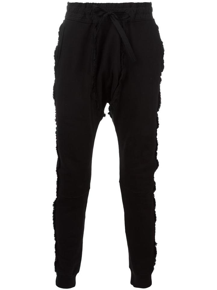 Blood Brother Drop-crotch Trousers, Men's, Size: Large, Black, Cotton