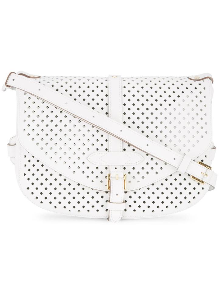 Louis Vuitton Vintage Saumur 30 Shoulder Bag - White